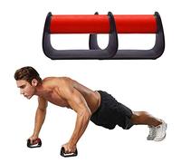 Feishibang Pushup Griffe für Dielen Tragbare Push Up Bars für Menschen Fitness Home Workout Geräte, Farbe Rot