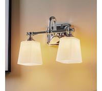 FEISS Applique murale Concord, dimmable, argenté, Salle de bain, Verre, Applique Murale