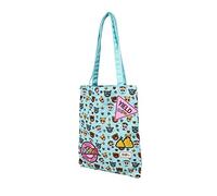 Feisty Pets Glenda Glitterpoop-Sac de Courses Shopping Bag, Multicolore
