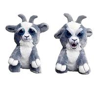 Feisty Pets - Goat Poupée en Peluche Qui Change De Visage Drôle Animal en Peluche Garçon Fille Peluche Courte Figuren Jouets pour Enfants Cadeau Créatif Animaux Fougueux Cadeau De Noël