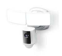 Feit Electric SEC5000/CAM/WIFI Caméra de sécurité Intelligente LED d'extérieur avec capteur de Mouvement, Audio à 2 Voies, réflecteur de 48 Watts, Fonctionne avec Alexa et Google Asst, Alarme,