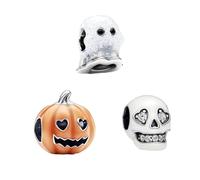 Feitery Breloque bonhomme en pain d'épice compatible avec les bracelets Pandora en forme de cœur - Cadeau de Noël pour femme, Zircone cubique, Zircone cubique