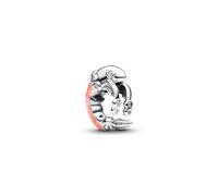Feitery Breloque poisson compatible avec bracelets Pandora - Breloque en forme de cœur - Cadeau pour femme