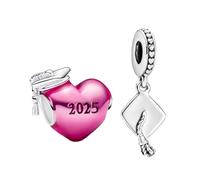 Feitery Breloques animaux et animaux de compagnie compatibles avec bracelets Pandora Fleurs et arbres Bijoux Cadeau pour femme, Zircone cubique, Zircone cubique