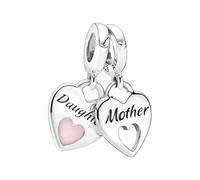 Feitery Charms et Perles pour Femme Pendenti Compatible avec les Bracelets et Colliers Pandora,Cadeau de la Fête des Mères