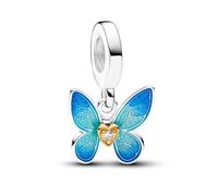 Feitery Papillon Christmas Charms et Perles pour Femme Charm Compatible avec les Bracelets et Colliers Pandora,Cadeaux de Noël