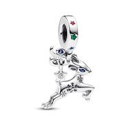Feitery Renne de Noël Magique Christmas Charms et Perles pour Femme Charm Compatible avec les Bracelets et Colliers Pandora,Cadeaux de Noël