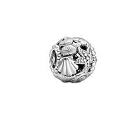 Feitery Starfish, Shells & Hearts Charms Animaux Marins Coeur Compatible avec les Bracelets et Colliers Pandora Voyageant Perles pour Femme Bijoux D'été