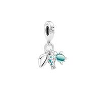 Feitery Tortue Coquille Charms Compatible Pandora les Bracelets et Colliers La Mer Bleue Charm et Perles pour Femme Bijoux pour L’été