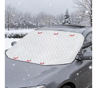 Feithmonic Couverture Pare-Brise Voiture Hiver, Protège Pare Brise Avant Voitures Givre, Bâche Magnétique Anti Neige Glace Pluie Gel Soleil, Repliable Universelle pour Véhicules SUV Berlines 193x126cm