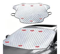 Feithmonic Pare-Soleil Voiture Pare-Brise Avant Extérieur, Parasol de Pare-Brise pour Voitures, Couverture Soleil Protection Solaire Été, Bâche 6 Magnétique Repliable Universelle pour SUV 193 × 126 cm