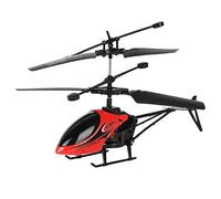 FeiWen 2 Kanal Mini ferngesteuerter Helikopter ferngesteuerter Hubschrauber für Einsteiger LED-Beleuchtung Best Gifts for Children (Rouge)