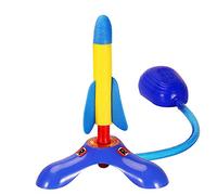FeiWen Jouet de fusée Lance-roquettes pneumatique Jeu d'impact de Balle Molle Modèle de fusée Jouets pour Enfants capables de Lancer des Missiles Jouets d'extérieur