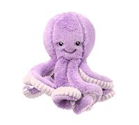 FeiWen Pieuvre Peluche Animaux en Peluche Cadeaux pour Enfants Cadeaux de Noël (Pourpre, 60cm)