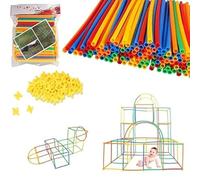 FeiWen Plastique Assemblage Blocs de Construction Coloré assemblé Blocs Jardin d'enfants L'éducation de la Petite enfance Jouets (400 pcs)