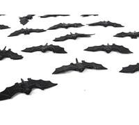 FeiWen Réaliste en Plastique Chauve-Souris/Serpent/Araignée/Fourmis Halloween Farce Props Jouets en Caoutchouc, Décor D'ambiance Effrayante, Décoration de Fête de Vacances, 30 PCS (Chauve-Souris)