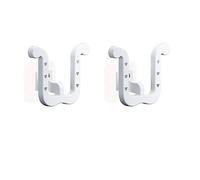 FeiYeup Lot de 2/4/6 supports pour chaussures - Organisateur de pantoufles - À suspendre au mur - Sans perçage - Auto-adhésif - 6 pièces