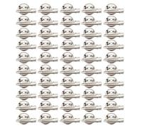 FeiYeup Lot de 50 pinces à cheveux rondes élégantes pour la fabrication de bijoux