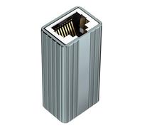 FeiYeup Rallonge de câble Ethernet Ethernet Coupleur Ethernet Boîtier en aluminium Type de blindage Connecteur Ethernet Installation facile