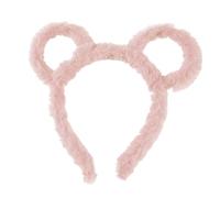 FeiYeup Serre-tête d'hiver épais en peluche pour femme avec oreilles d'ours et de souris