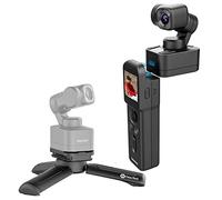 FeiyuTech Feiyu Pocket 3 Caméra d'action 4K avec télécommande [officielle], stabilisation anti-secousses à 3 axes, ultra HD 12 MP, microphone intégré, vue large de 130°, pour vlogging, plongée