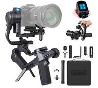 FeiyuTech SCORP 2 Combo Stabilisateur d'appareil Photo, Suivi AI Intégré, Cardan 3 Axes pour Sony/Canon/Nikon/Fujifilm sans Miroir et DSLR, écran Tactile, Max 5,51 LB, Prise de Vue Verticale Native