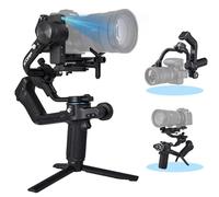 Feiyutech SCORP 2 [Officiel] Stabilisateur Appareil Photo avec Suivi IA intégré,Stabilisateur de caméra léger à 3 Axes,Charge utile de 2,5KG,Prise de Vue Verticale Native,Contrôle Bluetooth/câble
