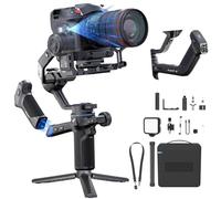 FeiyuTech SCORP 3 KIT Stabilisateur pour Caméra, Suivi IA Intégré, Poignée Amovible,Écran Tactile, Cardan 3 Axes pour Sony/Canon/Nikon/Fujifilm, Charge utile de 7.72lb, avec boîte