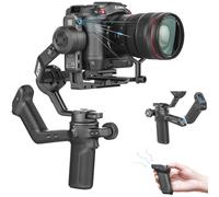 FeiyuTech SCORP 3 Stabilisateur à Gimbal pour Appareil Photo, Suivi IA Intégré et Télécommande Amovible, Charge utile de 3,5kg Stabilisateur d'appareil Photo Avec écran Tactile, Prise de vue Verticale