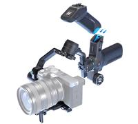 FeiyuTech SCORP Mini 3 Pro-3 Axis Stabilisateur de cardan tout en un, suivi IA 4.0 intégré, poignée détachée, charge utile de 2 kg, contrôle gestuel, port d'extension 6,35 mm, pour appareil photo et