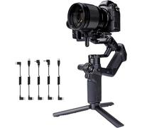 Feiyutech SCORP Mini 3 Pro Stabilisateur Camera 3 Axes 4-en-1,Suivi AI 4.0 Intégré,Poignée Détachable(Contrôle sans Fil),Charge Utile 2KG,Contrôle Gestuel Port d¿Extension1/4,pour Caméra/Smartphone