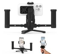 FeiyuTech Support vidéo pour smartphone avec ventilateur, 3 ports de type C, ouverture rapide Arca, enregistrement horizontal/vertical, cadre de préhension professionnel