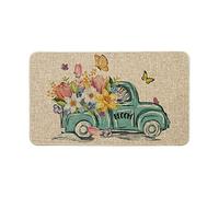 Feizikaw 1 pièces Printemps été Tapis Tapis de Sol Tapis de Vacances Bienvenue Tapis de Porte Polyester Tapis de Porte St. Patricks Jour 1 pièces Tapis de Sol (G, One Size)