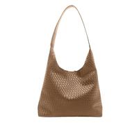 Feizikaw Bolso Bandolera de Lona Informal Sac fourre-tout grande capacité pour femme, sac à bandoulière polyvalent pour un usage quotidien, matériau élégant, parfait(Khaki, One Size)