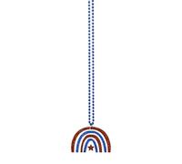 Feizikaw Collier femme classique élégant quotidien Collier pendentif pour le jour de l'indépendance des États-Unis, pour la décoration de la fête nationale (D, 45cm)