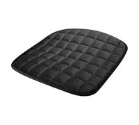 Feizikaw Coussin de chaise de voiture doux avec poche de rangement pour la conduite en mousse à mémoire de forme - Accessoires d'intérieur universels (noir, 52 x 49 cm)