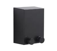 Feizikaw Cube De Rangement Tissu Corde à rétractable, séchage des vêtements, artefacts, Perforation intérieure, Salle de Bains, Balcon télescopique, Support à câbles en Acier (Black, One Size)