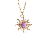 Feizikaw éLégant Collier Collier Entangled Bijoux de jeu de rôle perdu Soleil Entangled (Gold, One Size)