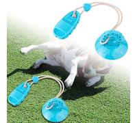 Feizikaw Jeux pour Chien Jouets pour Animaux de Compagnie, Pantoufles à Ventouse, Dents durables, Nourriture Qui fuit, Ennui, Auto-Indulgence, consommation d'énergie, Jouets à ronger(A, 46. 5cm)