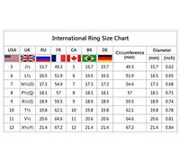 Feizikaw Lot De Bague Black Womens engagement Band Wedding Ring Set 2-in-1 Silver Rings (Black, One Size)