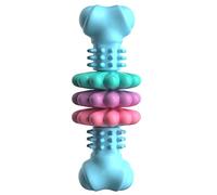 Feizikaw Occupation Chien Jouets pour Animaux de Compagnie Jouets pour Chiens TPR Bone Type Multimeat Molars Toy Set. (A, A)