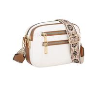 Feizikaw Sacs pour femme Nouveau PU couleur unie mode une épaule sac de messager à la main sangles colorées sacs à bandoulière en cuir avec sangle de guitare petits bandoulière(BW2, 21x5 5x16cm)