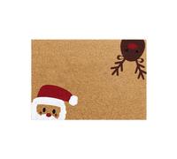 Feizikaw Shaggy Tapis Paillasson de Noël Amusant Une façon d'accueillir Les invités des fêtes Paillasson Bonhomme de Neige C'est Le Le Plus Merveilleux l'année