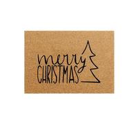 Feizikaw Shaggy Tapis Paillasson de Noël Amusant Une façon d'accueillir Les invités des fêtes Paillasson Bonhomme de Neige C'est Le Le Plus Merveilleux l'année