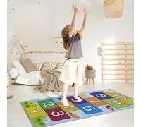 Feizikaw Tapis Amusant Polyester Fait Imperméable Jeune Enfant (A, One Size)