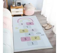 Feizikaw Tapis Décoratif Fibre Polyester Résistant à la SaletéIntérieur Bébé (C, One Size)
