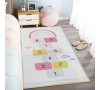 Feizikaw Tapis Décoratif Fibre Polyester Résistant à la SaletéIntérieur Bébé (D, One Size)