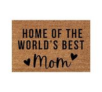 Feizikaw Tapis D'éveil 2024 Nouveau Tapis de Bienvenue imprimé pour la fête des mères, Tache rétro, décoratif de Ferme, Ferme pour la fête des mères, Cadeau, 1 pièce