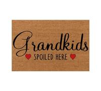 Feizikaw Tapis D'éveil 2024 Nouveau Tapis de Bienvenue imprimé pour la fête des mères, Tache rétro, décoratif de Ferme, Ferme pour la fête des mères, Cadeau, 1 pièce