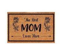 Feizikaw Tapis D'éveil 2024 Nouveau Tapis de Bienvenue imprimé pour la fête des mères, Tache rétro, décoratif de Ferme, Ferme pour la fête des mères, Cadeau, 1 pièce